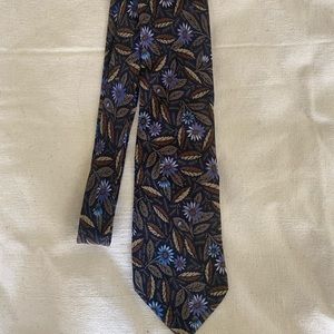 Fendi made in Italy silk tie